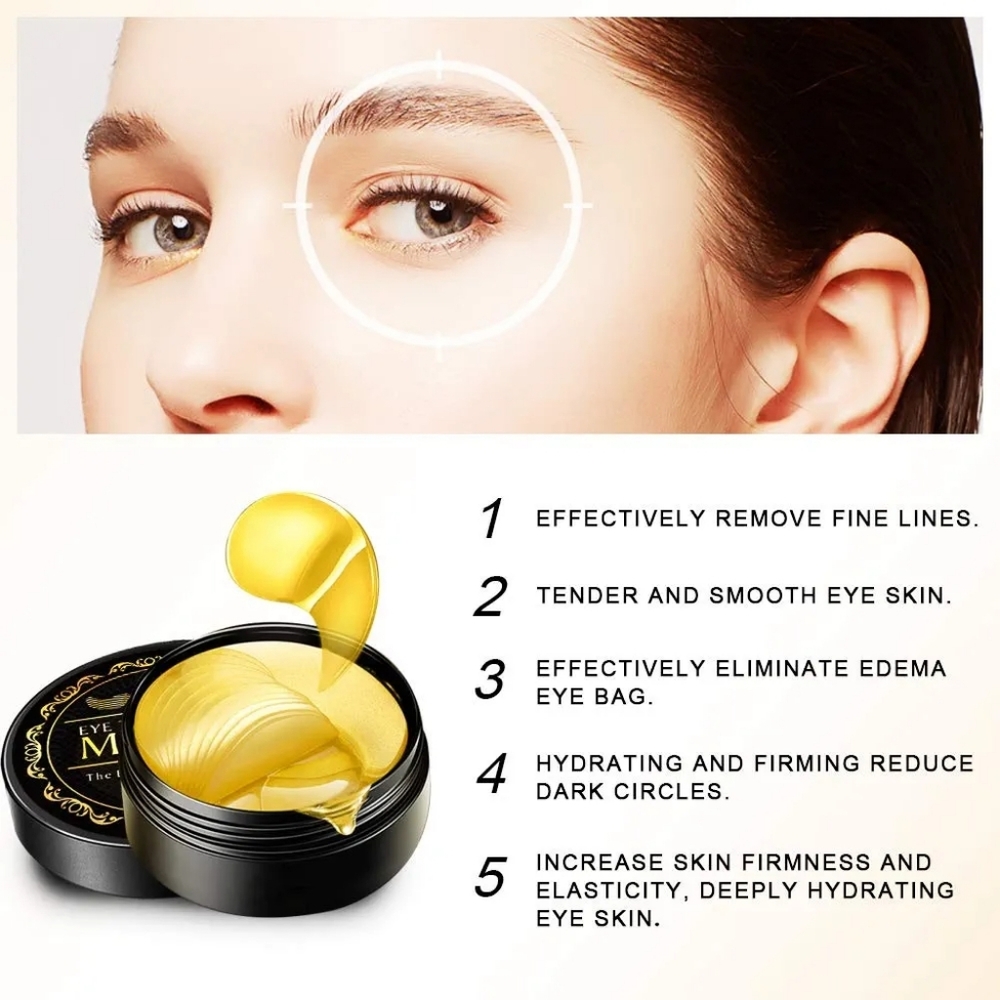 24K Gold Eye Treatment Mask - Picture 2 of 6